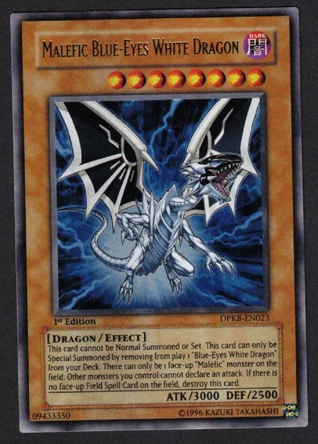 Yugioh Malefic Blue-Eyes White Dragon DPKB-EN023 Ultra Rare 1st Ed - NM