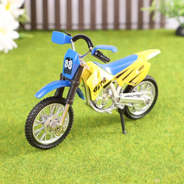 Mini Motocross Motorcycle Model 1:36 Simulation Bend Road Mini Racing Toys BII