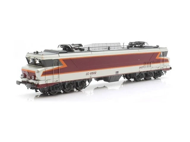 Locomotive LS Models CC 6502 SNCF - Livrée Arzens Gris-inox - Époque 4 - 1/87