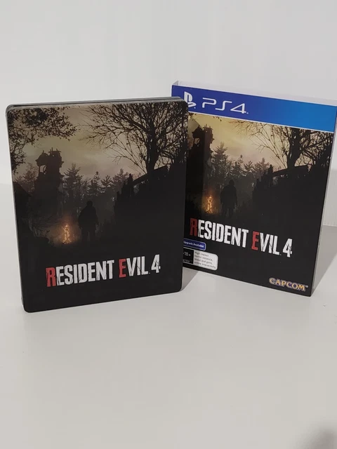 PS4 Steelbook Resident Evil 4 Remake Steel Book *Includes FREE PS5 Ver UPGRADE