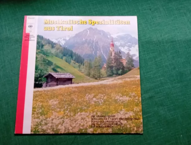 LP Original Volksmusik aus Österreich "Musikalische Spezialitäten aus Tirol" LP