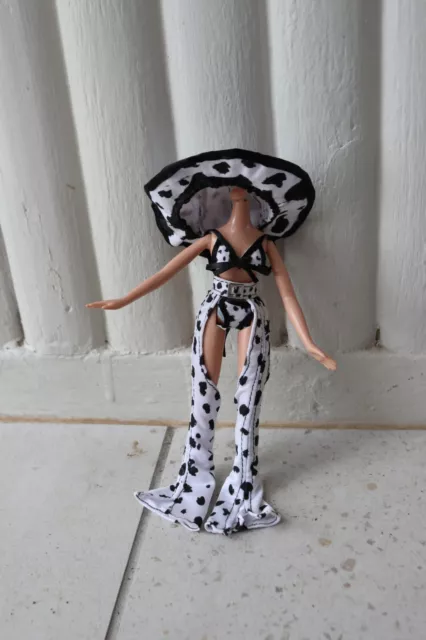 Bratz Doll custom OOAK one of a kind outfit clothes cow girl