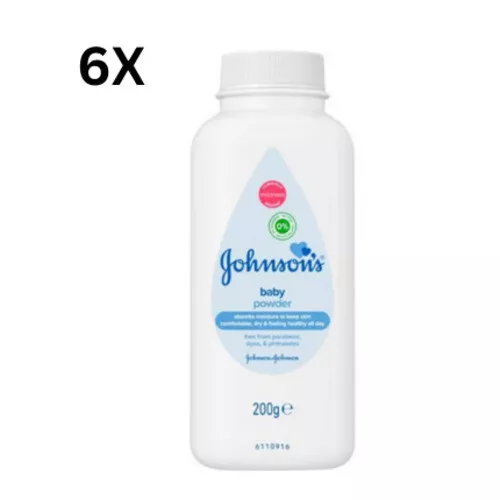 Johnson's Baby Powder - Talkumpuder - 6x200g