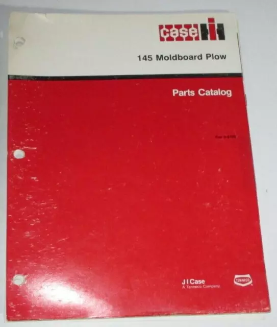Case IH 145 2-Way Moldboard Plow Parts Catalog Manual Book ORIGINAL! 8-6760 3/90