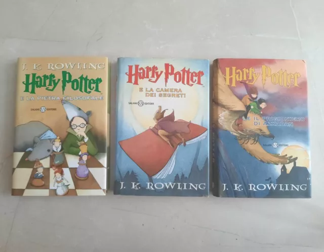 Harry Potter Libri Prima Edizione Vecchia Traduzione Salani Editore J.k. Rowling