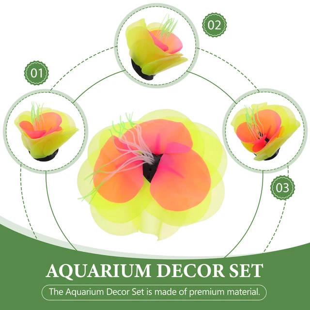 Butterfly Coral Aquatic Plants Fish Tank Decoration Luminous 3