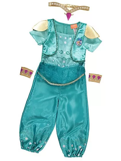 Girls Shimmer & Shine Fancy Dress Costume Kids Age 3-4 Years Ex George