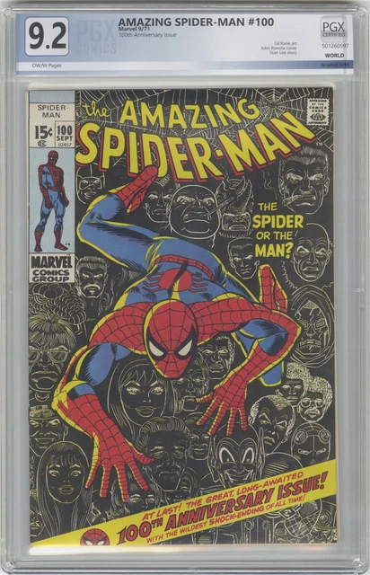 Amazing Spider-Man #100 PGX 9.2 HIGH GRADE Marvel Comic KEY Origin Retold