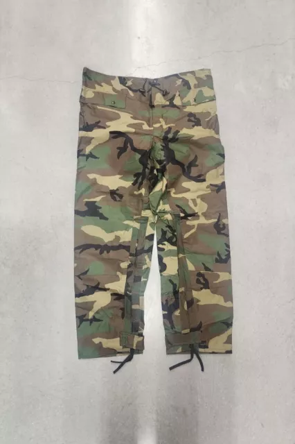 U.S. MILITARY M81 Woodland ORC INDUSTRIES Rain Suit Pants Size Medium DATE 2001 U.S. MILITARY M81 Woodland ORC INDUSTRIES Rain Suit Pants Size Medium DATE 2001