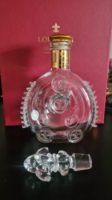 LOUIS XIII REMY Martin Cognac Crystal Decanter Empty Bottle with Box  £240.00 - PicClick UK