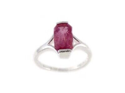 Raspberry Pink Ruby Ring 3ct Vintage Gem of Theophratus Plato Ancient Greek Rome