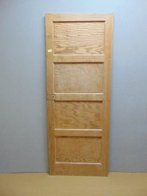 Door 1930's Shaker style Pine Wooden 29 1/2" x 76  1/2" Internal  ref 129D