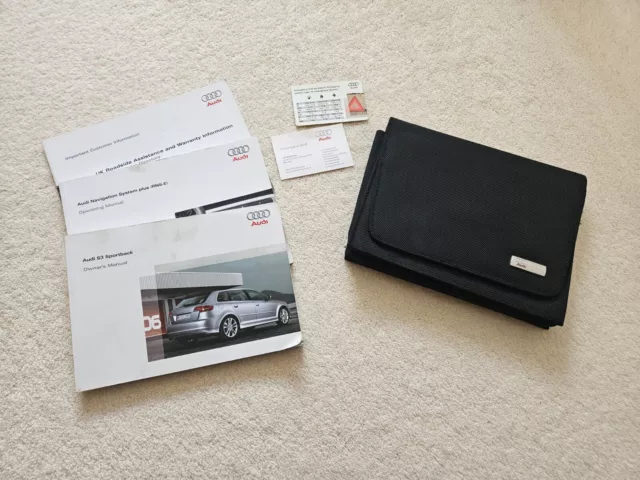 Genuine Audi S3 Sportback 8Ps Owners Manual And Wallet - 291.561.8Ps.20 - 05.08