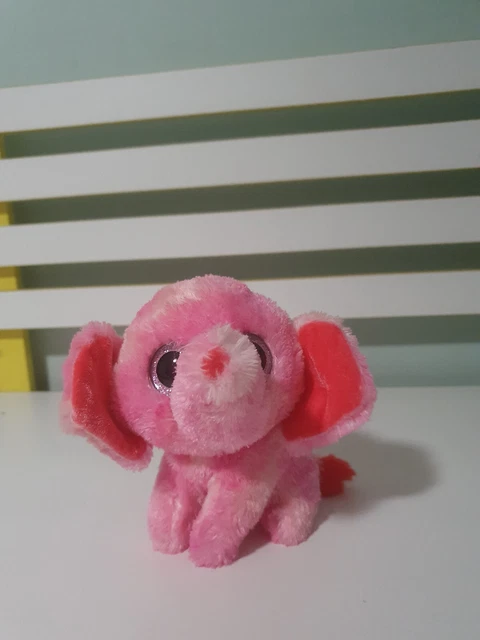 Pink Elephant Beanie Boo Elephant Large Trunkles Ty Beanie Boos