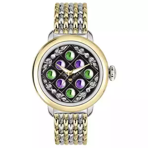 Glam Rock Women's Bal Harbour Swiss Made Quartz Two Tone 40mm Watch (NO BOX)