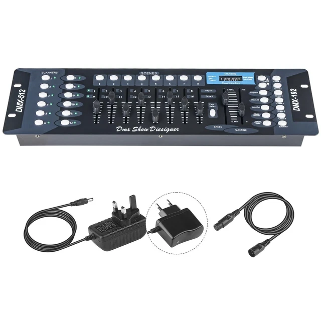 Interface murale DMX 128 canaux, 24 scènes, 1 zone - BLANC - LA BS