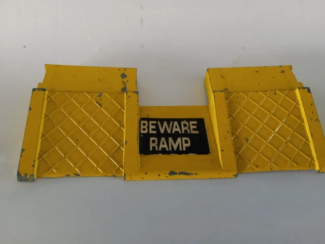VINTAGE 1960S DIECAST Road Ramp - Beware Ramp sign £2.95 - PicClick UK
