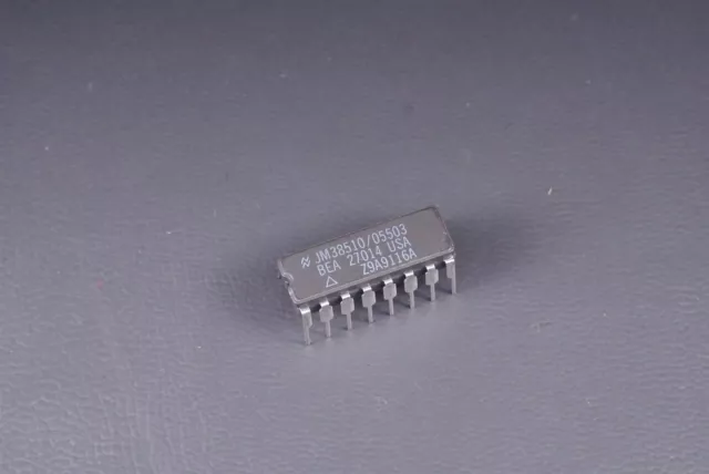 JM38510/05503BEA National Semiconductor CMOS Inverting Hex Buffer 16 Pin CDIP