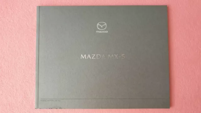 Mazda MX-5 SE-L GT Sport Tech RF car brochure catalogue April 2020 MINT MX 5 P