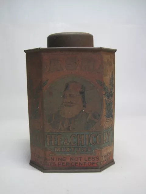 Vintage Tin - Pasha Coffee and Chicory Mixture Powder Circa. 1940