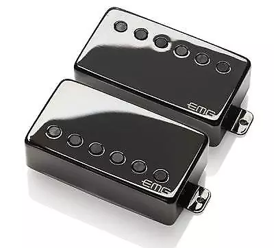 EMG JH-HET-SET James Hetfield Humbucker Pickup Set, Black Chrome