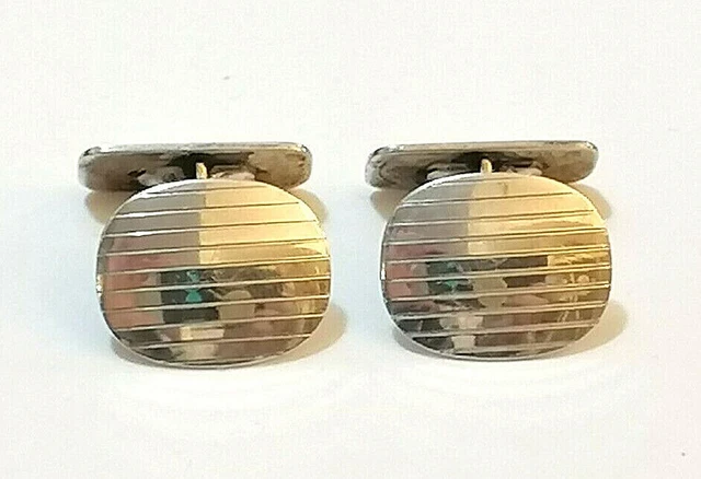 Beautiful Cufflinks Made Of 835 Silver