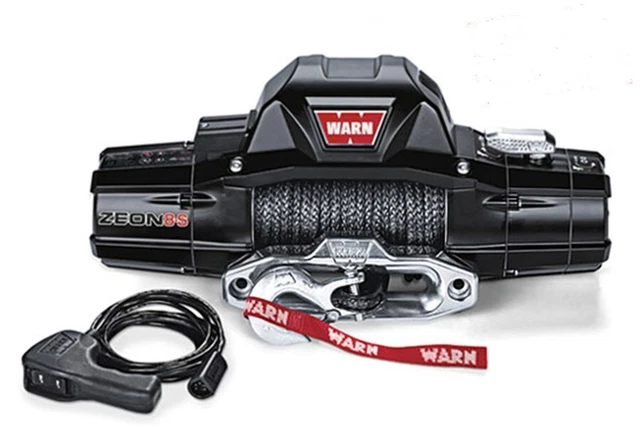 WARN 89305 Zeon 8-S 8000lb Winch w/Synthenic Rope