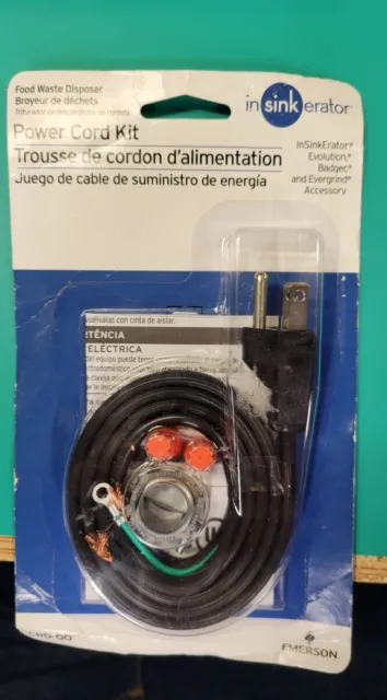 NUEVO kit de accesorios de cable de alimentación InSinkErator CRD-00