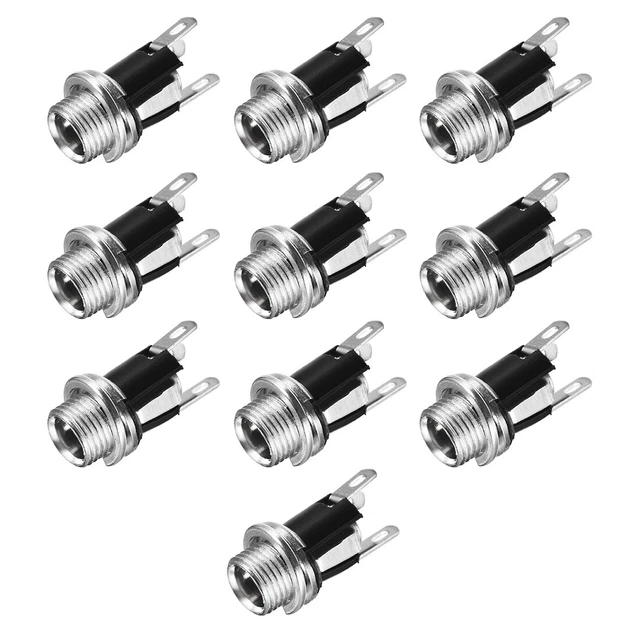 5.5x2.1mm Jack alimentazione femmina connettore per montaggio connettore 10pz