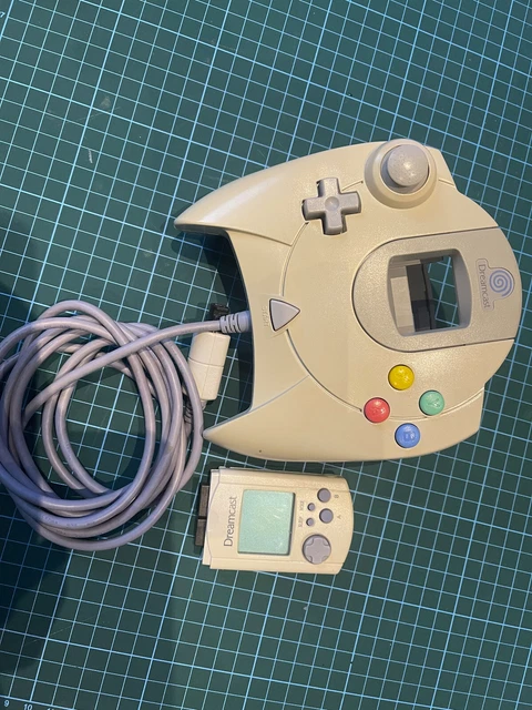 Official Sega Dreamcast Controller & VMU Memory Card Bundle