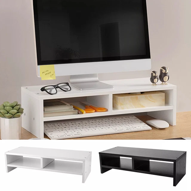 COMPUTER DESKTOP MONITOR Stand Laptop TV Display Screen Shelf Rack ...