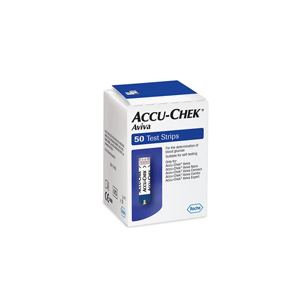 Accu-Chek Aviva Blood Glucose Test Strip 50's