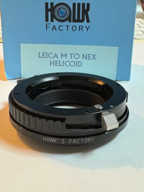 Hawk's Factory Leica M Mount Adapter L M to Sony e  close focus Helicoid