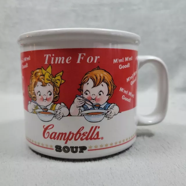 1998 Campbells Soup Collectors Mug Bowl Campbell's Kids HH Vintage Time For #2