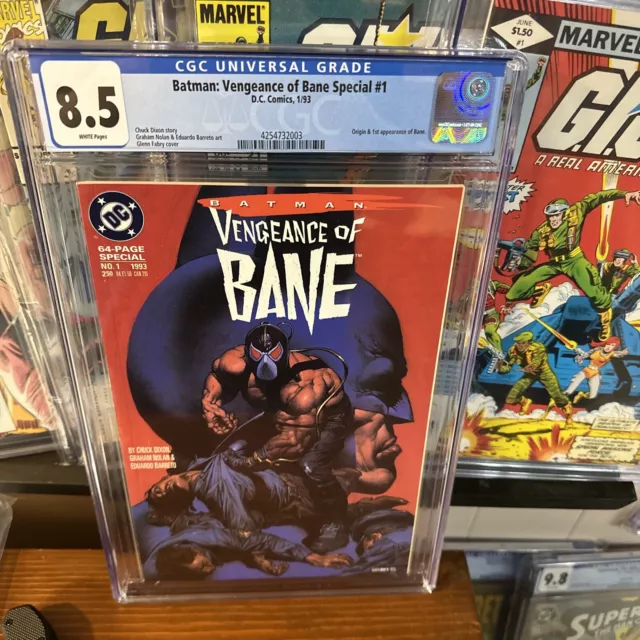 Batman Vengeance of Bane 1 CGC Graded 8.5 1st Appearance Bane DC Comics 1993