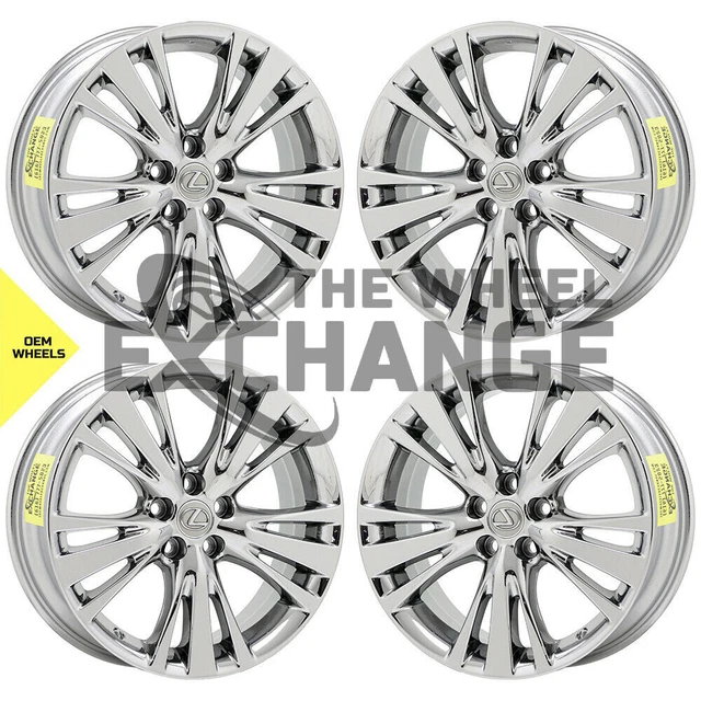 19& LEXUS RX350 RX450 PVD Chrome wheels rims Factory OEM set 4 74254