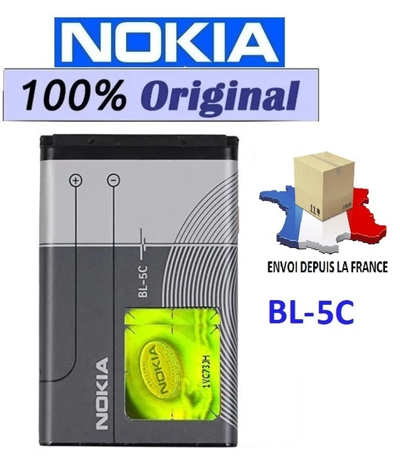 Batterie BL-5C Compatible Nokia 100, 1100, 1110, Etc. - Interne, Neuve, Origine Chine