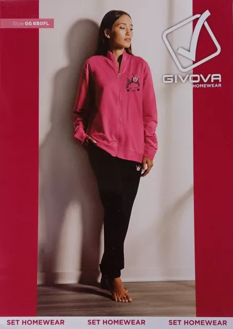 Tuta Zip Ragazza Givova Caldo Cotone Art. GG680FL