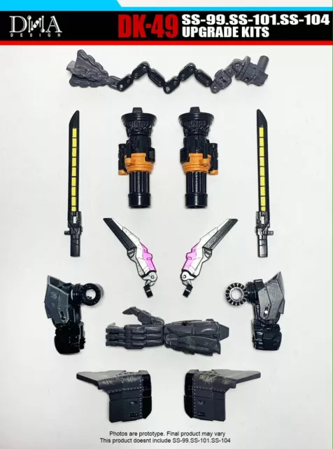 DNA DK-49 Upgrade Kit For SS104 Nightbird SS99 Battletrap SS101 Scourge W/BONUS 3