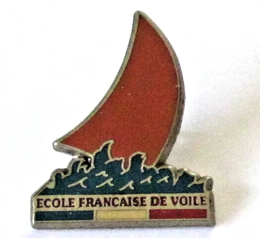 Pin's Rare ECF Auto Ecole - EGF - Vintage - Fabrication Française - Email Grand Feu