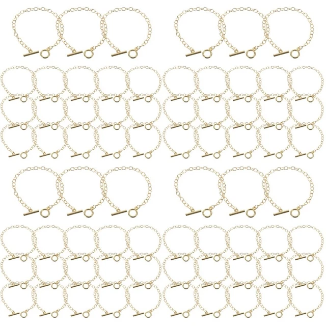 120 pcs rolo chain bracelet bracelet making chain link charm bracelet
