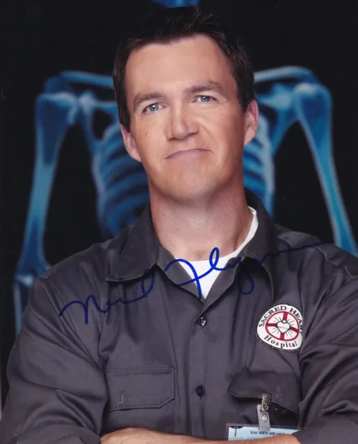 Scurbs Neil Flynn Signed Scrubs Janitor Autograph Photo 10x8 COA AFTAL UACC RACC