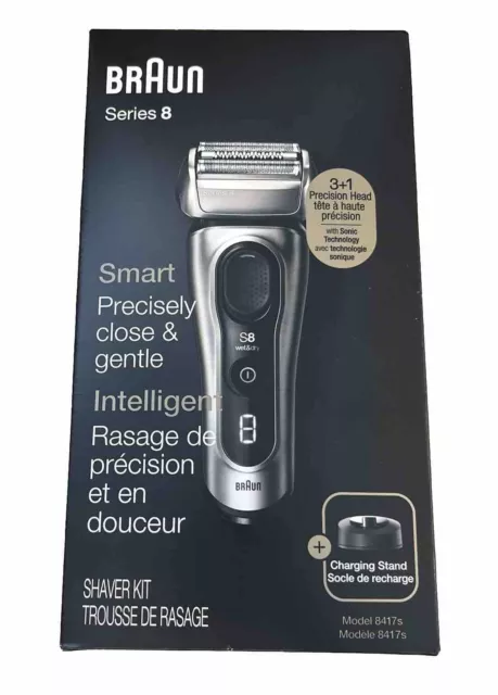 Braun 8417s Series 8  5795  Electric Foil Shaver Kit Sealed Wet Dry