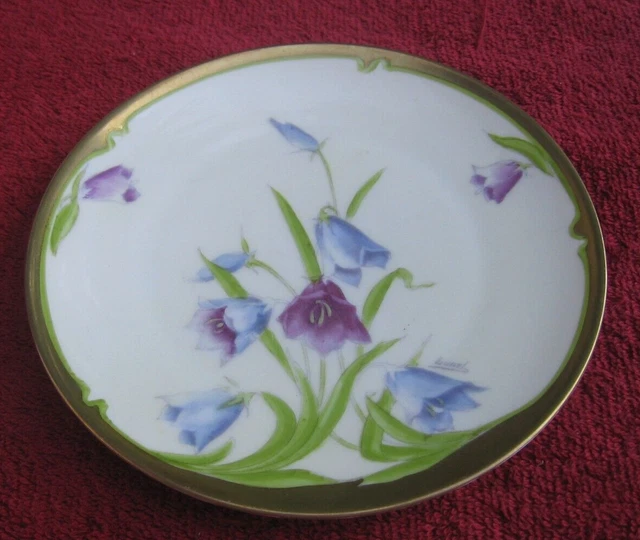 PT Tirshchenreuth Bavaria a/s Lunel Hand Painted Floral Decorative Plate~d