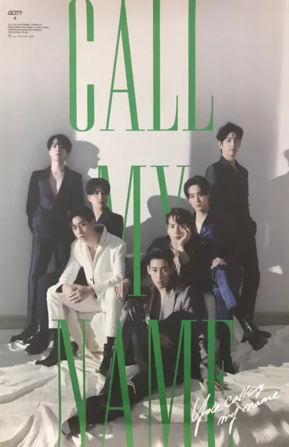 Got7 Call My Name Album Official Poster In Tube - Version B