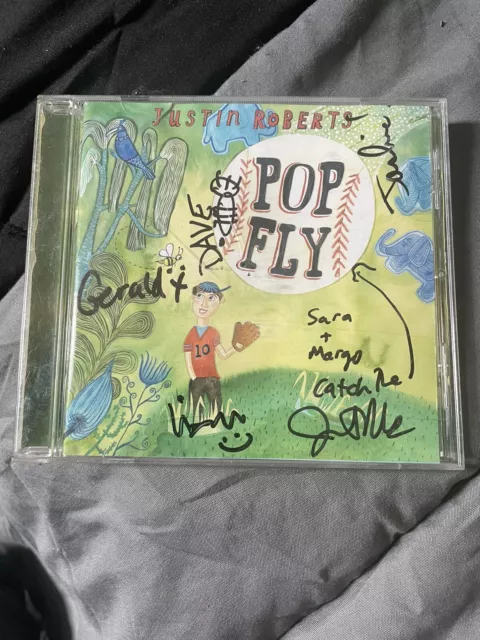 CD AUTOGRAFIADO de Justin Roberts: Pop Fly