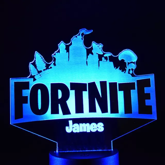 Fortnite Night Light | Video Game LED Children's Nightlight | Gamer Gift | Game