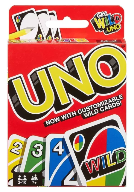 UNO WILD Card Game 112cards Family Children Friends Party UK