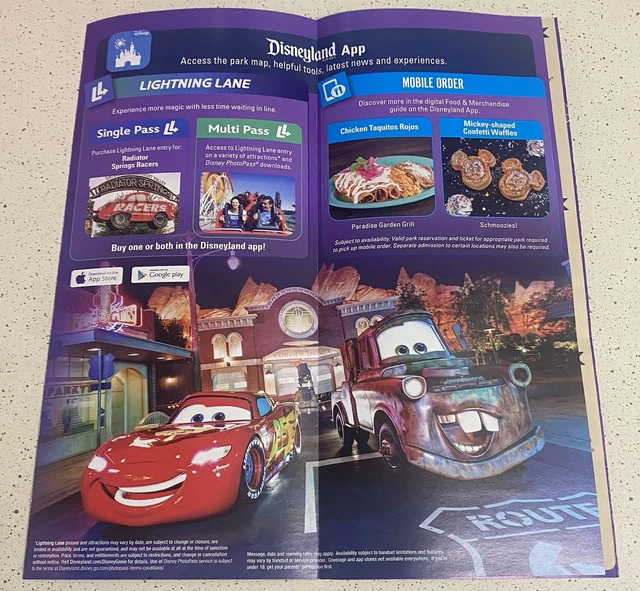 DISNEYLAND DCA PARK Map 2025 70th Anniversary Castle Medallion Decor Disneyland DCA Park Map 2025 70th Anniversary Castle.webp