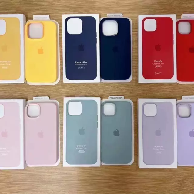 Original Silicone Case with MagSafe For iPhone14/14Pro/14Plus/14ProMax-Colors